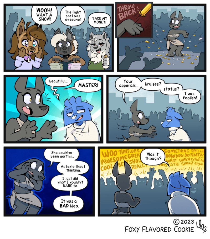 Comic 845 Dumb Quitting Foxy Flavored Cookie - Premium Light Image Gallery - Retina